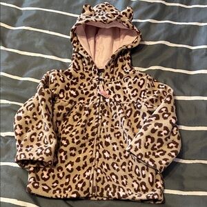 Carter's Brown Leopard Print Jacket with Ears